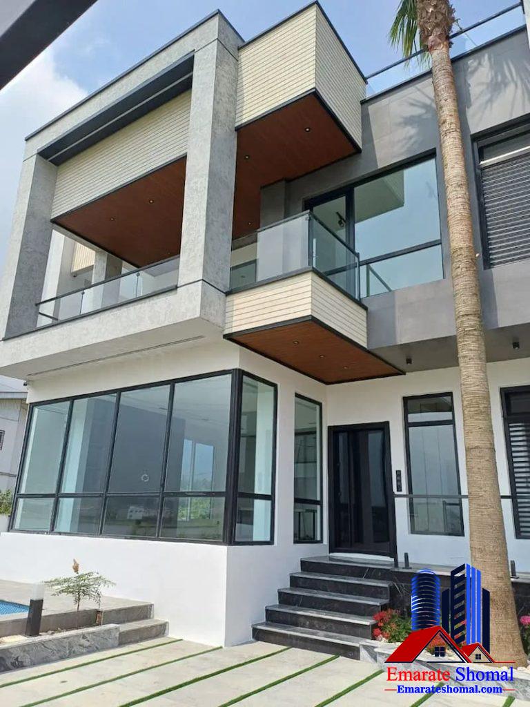 ویلای مدرن چهار خوابه با استخر و جکوزی در روستای چلندر