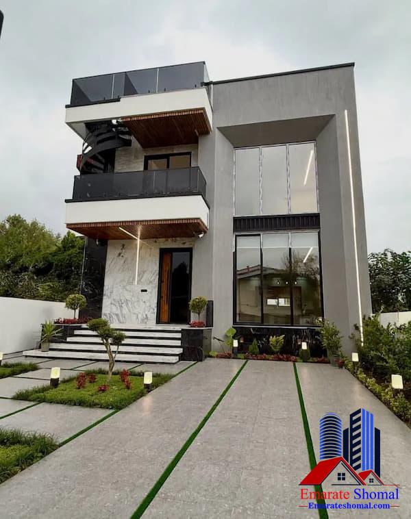 فروش ویلا مدرن لوکس در دامنه جنگل چلندر | زمین 250 متر