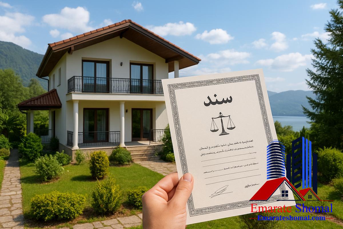 ۳ نکته حقوقی حیاتی در رابطه با سند در خرید ویلا در شمال ایران