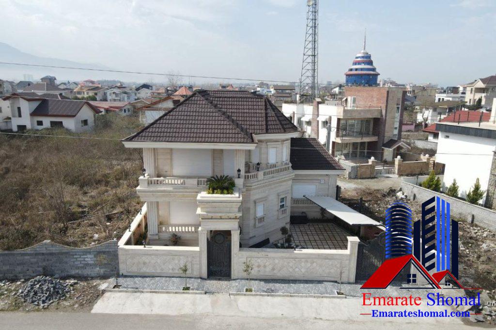 ویلا لوکس در هچیرود چالوس | نما کلاسیک سنگ عباس‌آباد | جکوزی ۶ نفره و فاصله ۲۰۰ متری از دریا